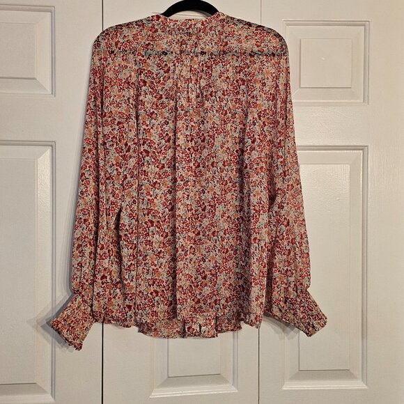 Torrid Floral Shirt Size 1 - Picture 3 of 4